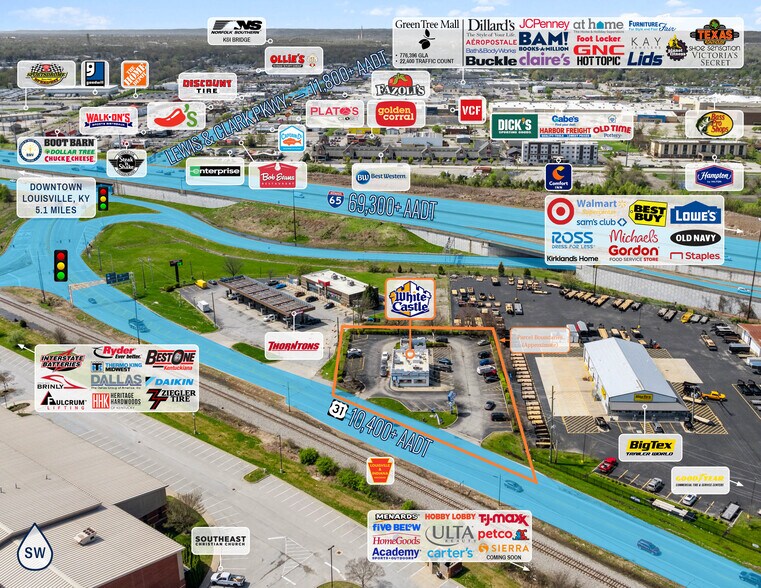 More Photos Of 4023 Highway 31 East, Clarksville Fast Food For Sale