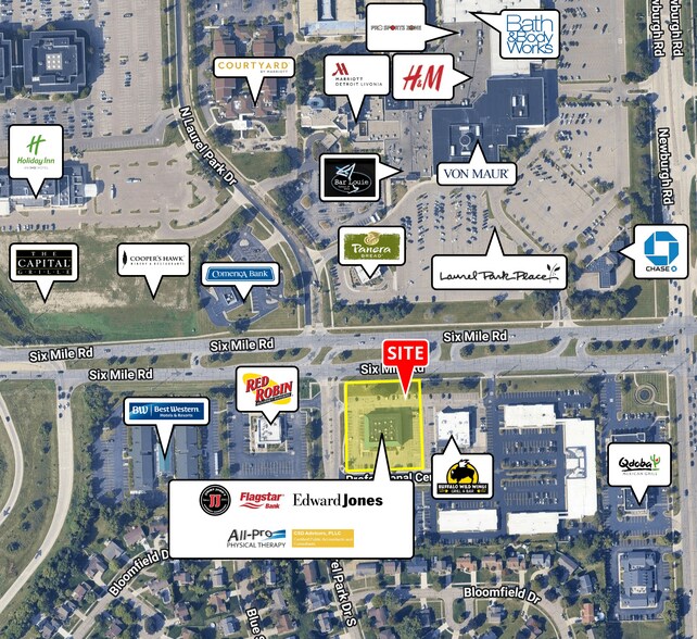More Photos Of 37655-37699 Six Mile Rd, Livonia Office For Lease