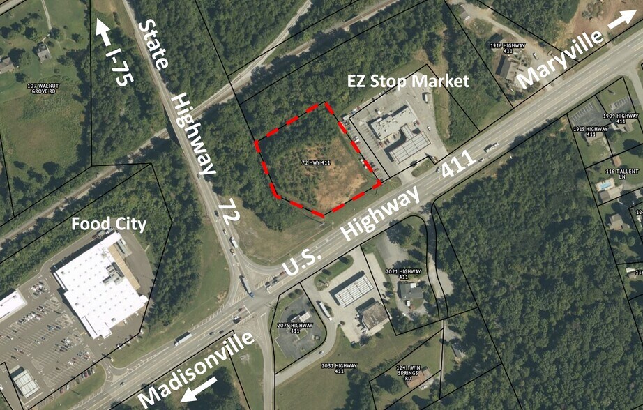 More Photos Of U.S. Hwy 411 & Hwy 72 @ Hwy 72, Vonore Land For Sale