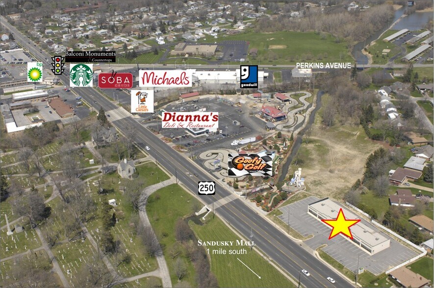 More Photos Of 3104 Milan Rd, Sandusky Freestanding For Lease