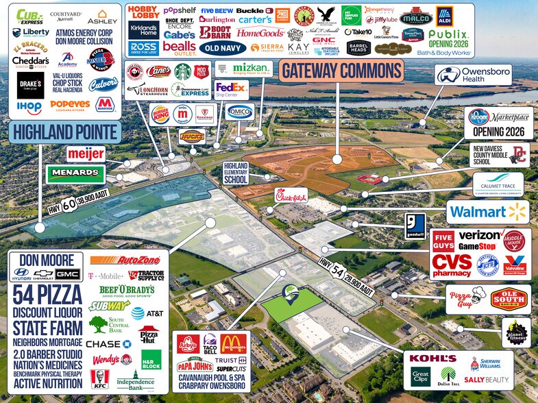 More Photos Of 3410 Villa Point, Owensboro Land For Lease