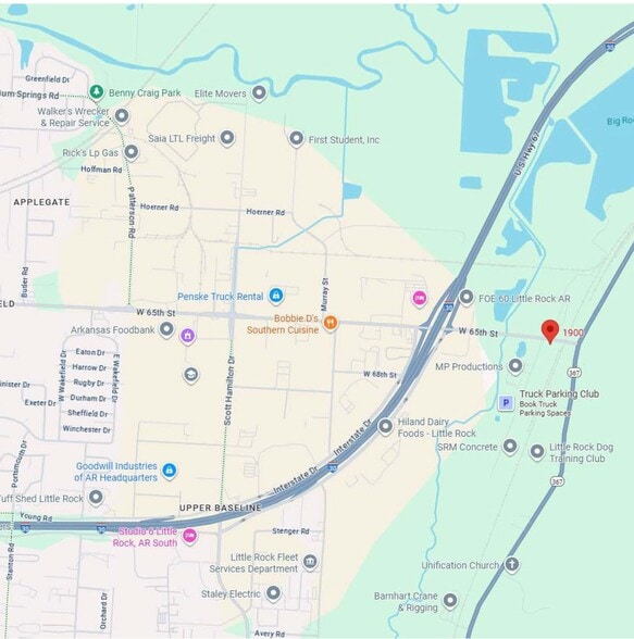 More Photos Of 1900 W 65th St, Little Rock Distribution For Lease