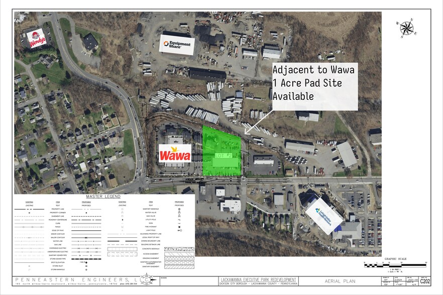 Primary Photo Of 233 Main Street, Dickson City Land For Lease