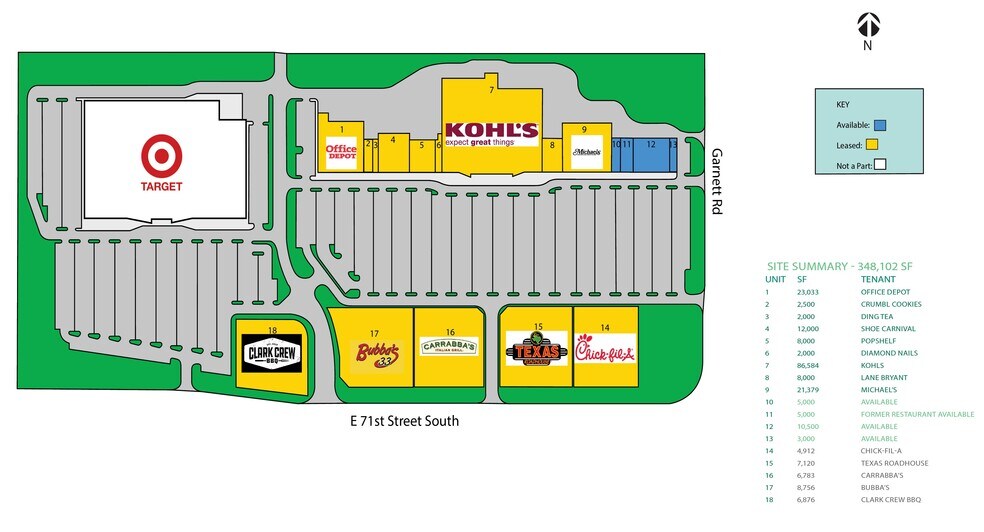 More Photos Of 11011-11123 E 71st St, Tulsa Unknown For Lease