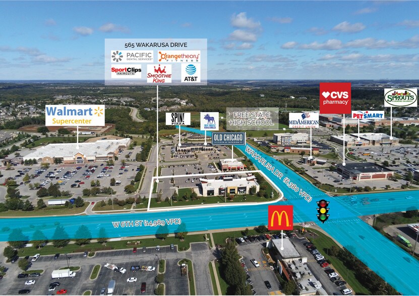 More Photos Of 565 Wakarusa Dr, Lawrence General Retail For Lease