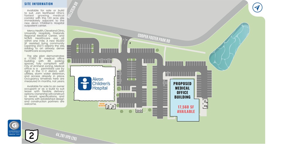 More Photos Of Oak Point Road and Hollstein Drive, Amherst Healthcare For Lease