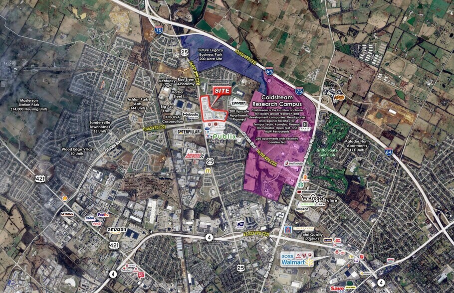 More Photos Of 2450 Georgetown, Lexington Land For Lease