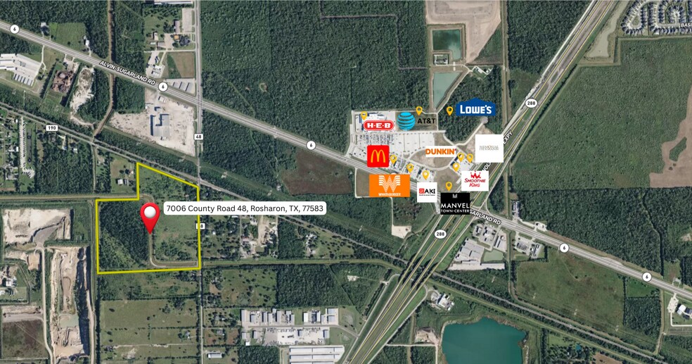 Primary Photo Of 7006 County Road 48, Iowa Colony Land For Sale