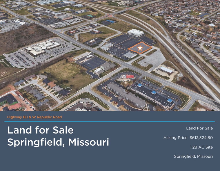 Primary Photo Of 1655 W Republic Rd, Springfield Land For Sale