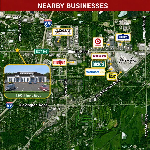 More Photos Of 7250 Illinois Rd, Fort Wayne Storefront For Lease