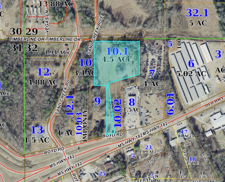 Primary Photo Of boyd Road @ Sands Creek Road, Starkville Land For Sale