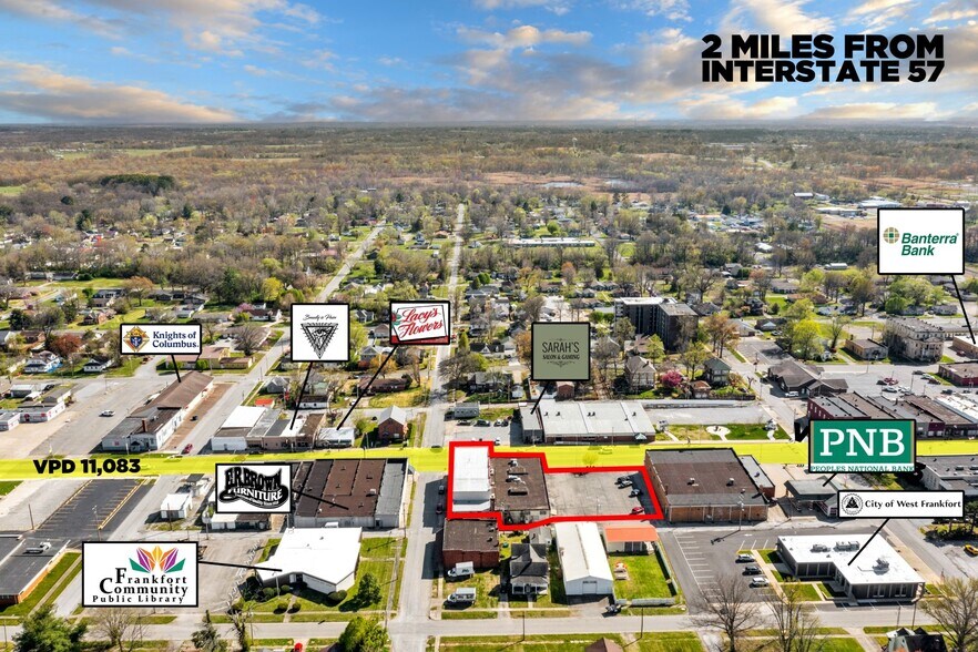 More Photos Of 327 E Main St, West Frankfort Freestanding For Lease