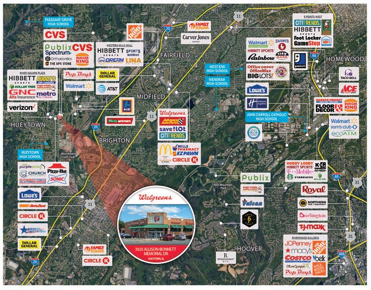 More Photos Of 3025 Allison Bonnett Memorial Dr, Hueytown Drugstore For Sale