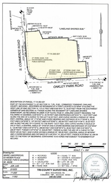 More Photos Of 0 Oakley Park Rd, Commerce Township Land For Sale