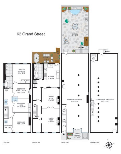 More Photos Of 62 Grand St, Brooklyn Storefront Retail Residential For Sale