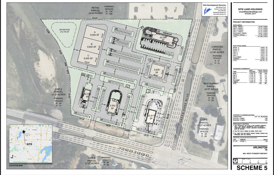 Primary Photo Of 1250 W Green Oaks Blvd, Arlington Land For Sale