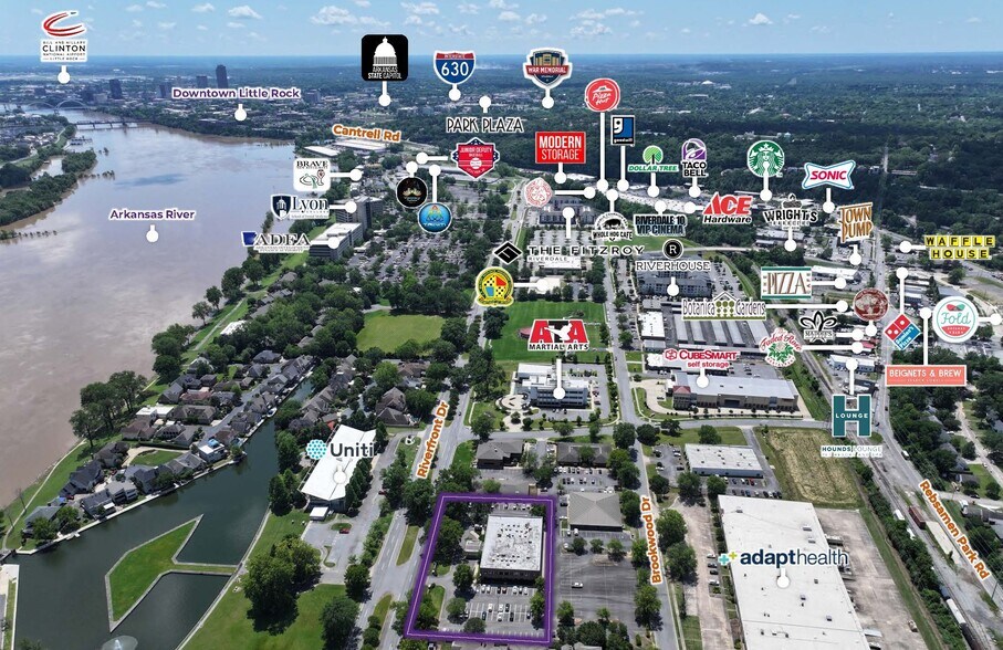 More Photos Of 2120 Riverfront Dr, Little Rock Office For Lease