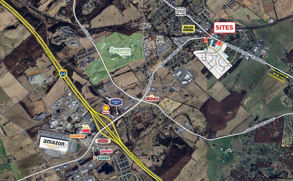 More Photos Of 1885 Jefferson Hwy, Fishersville Land For Sale