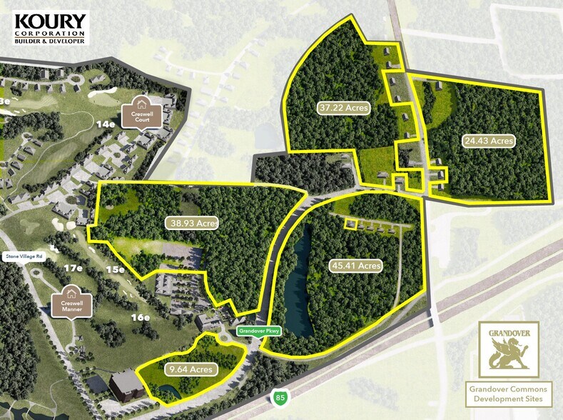 Primary Photo Of 4510 Weybridge Ln, Greensboro Land For Lease