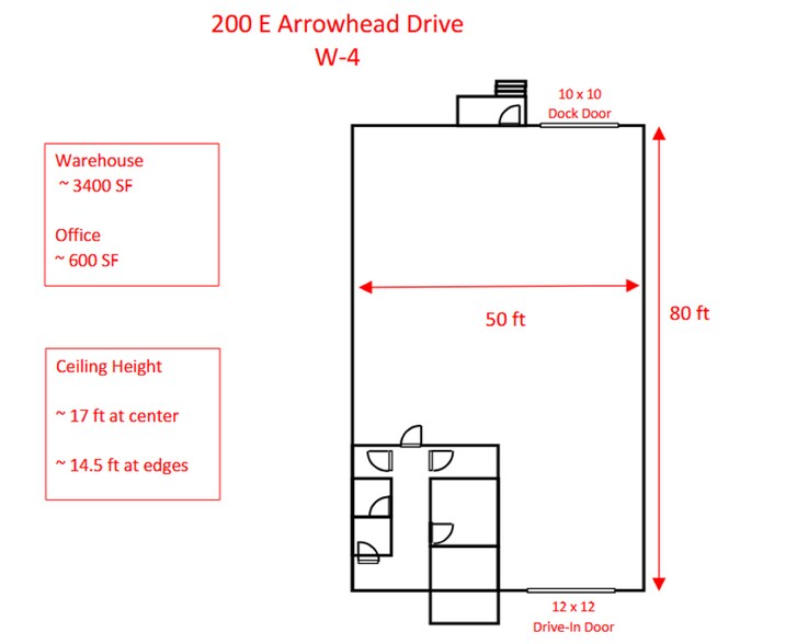 More Photos Of 200 E Arrowhead Dr, Charlotte Showroom For Lease