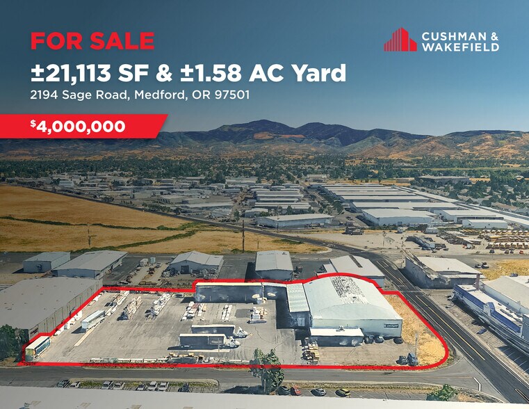 More Photos Of 2194 Sage Rd, Medford Warehouse For Sale