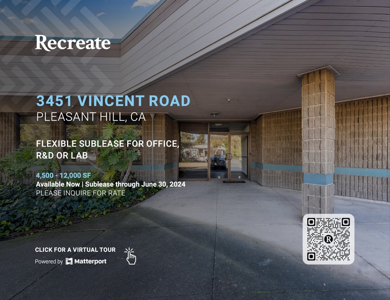 Primary Photo Of 3451 Vincent Rd, Pleasant Hill Research And Development For Lease