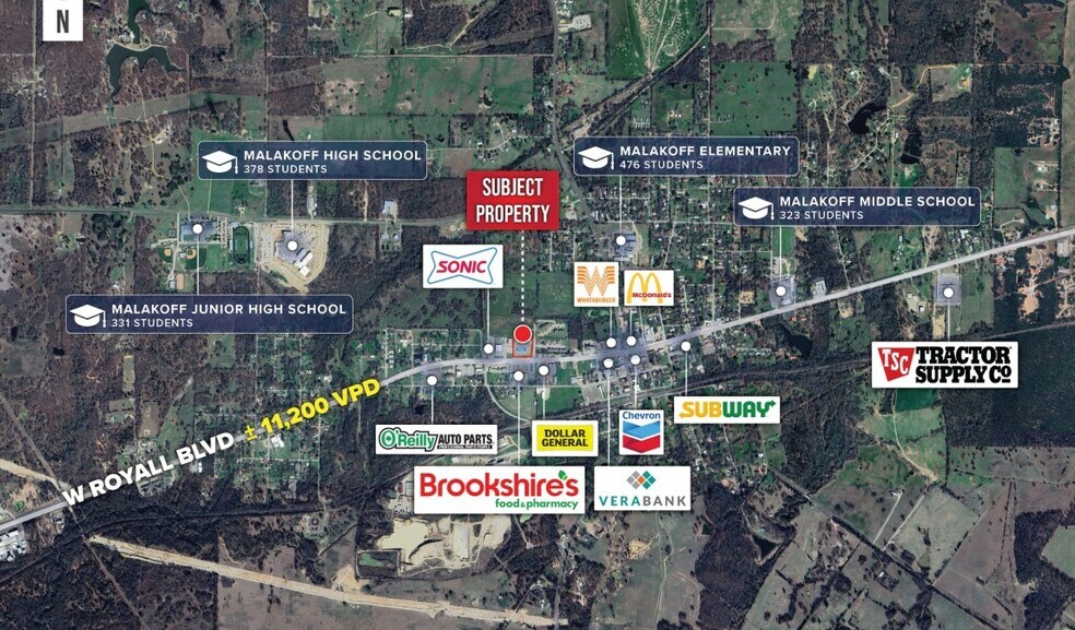 More Photos Of 410 W Royall Blvd, Malakoff Storefront Retail Office For Lease