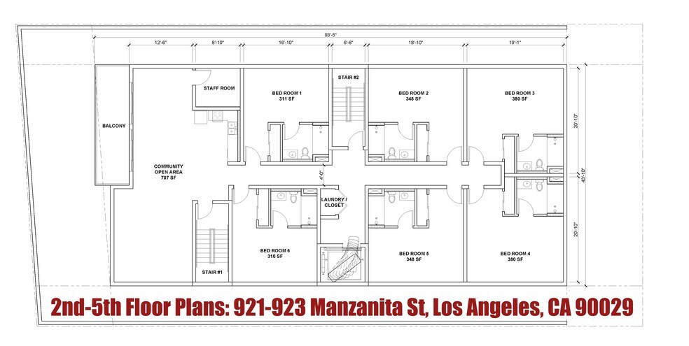 More Photos Of 921 Manzanita St, Los Angeles Land For Sale