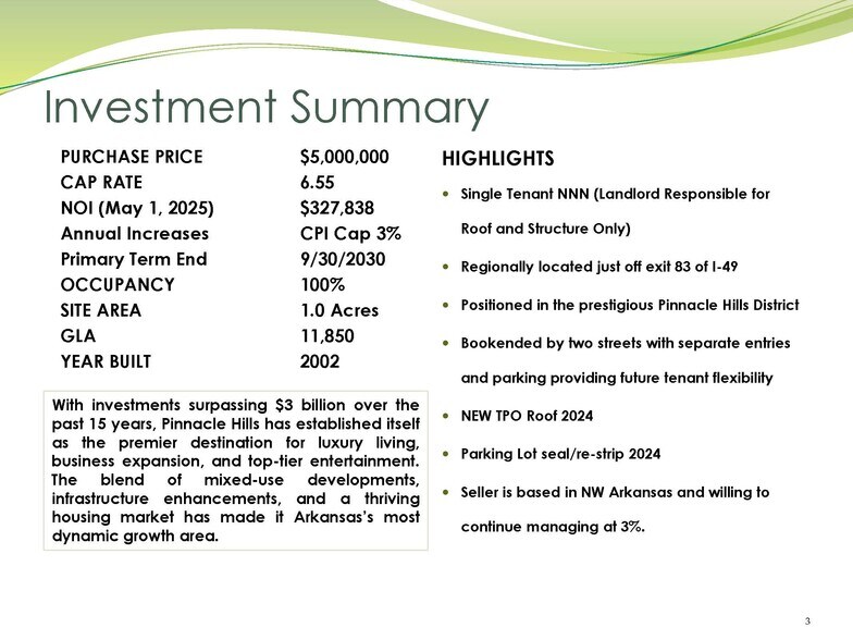 More Photos Of 2526 Pinnacle Hills Pky, Rogers Medical For Sale