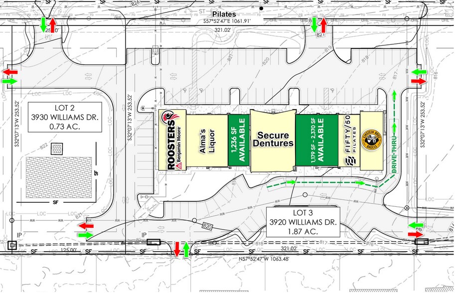 More Photos Of 3900 Williams Dr, Georgetown Storefront For Lease