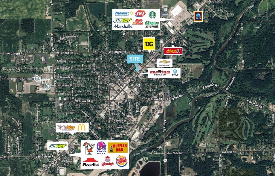 More Photos Of 615-625 N State St, Caro Drugstore For Lease