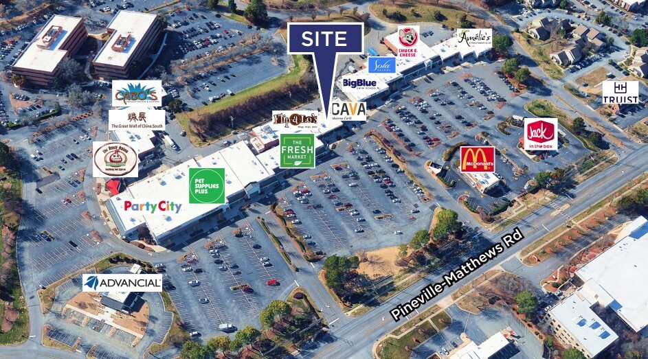 More Photos Of 7601-7715 Pineville Matthews Rd, Charlotte General Retail For Lease