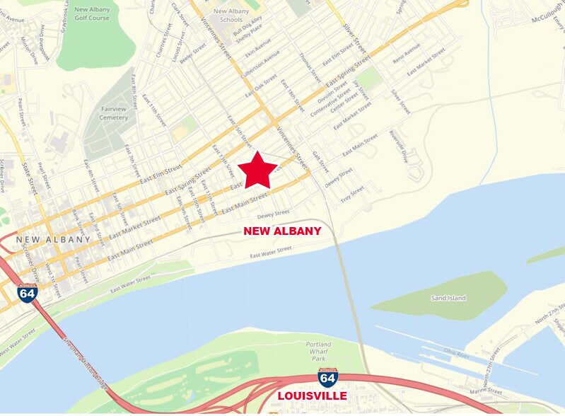 More Photos Of 1419 E Market St, New Albany Light Distribution For Lease