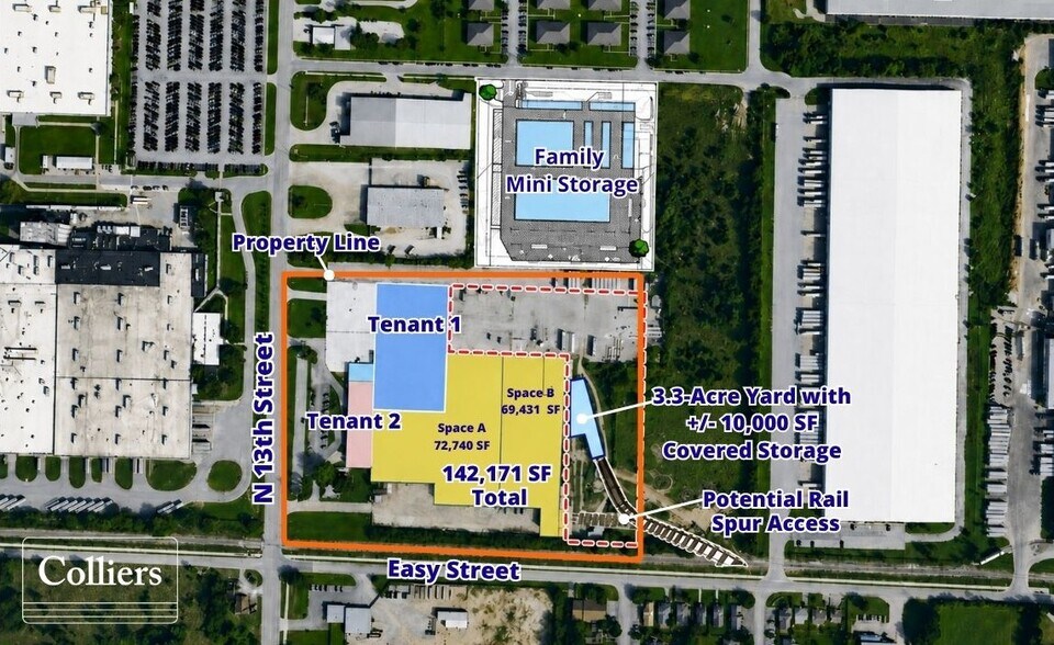 More Photos Of 1315 N 13th St, Rogers Manufacturing For Lease