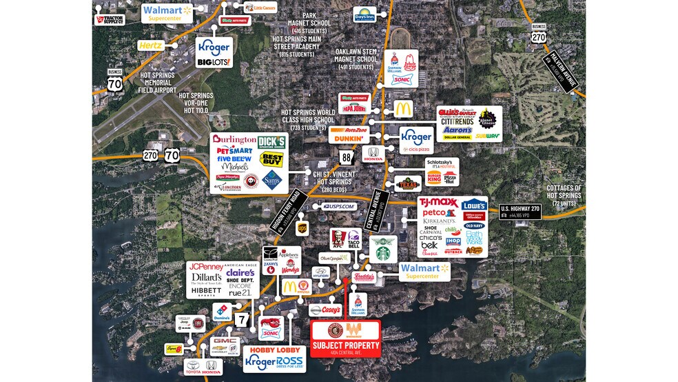 More Photos Of 4104 Central Ave, Hot Springs National Park Restaurant For Sale