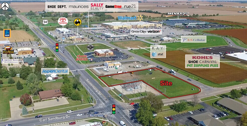 More Photos Of 100 N Seminary St, Galesburg Freestanding For Lease