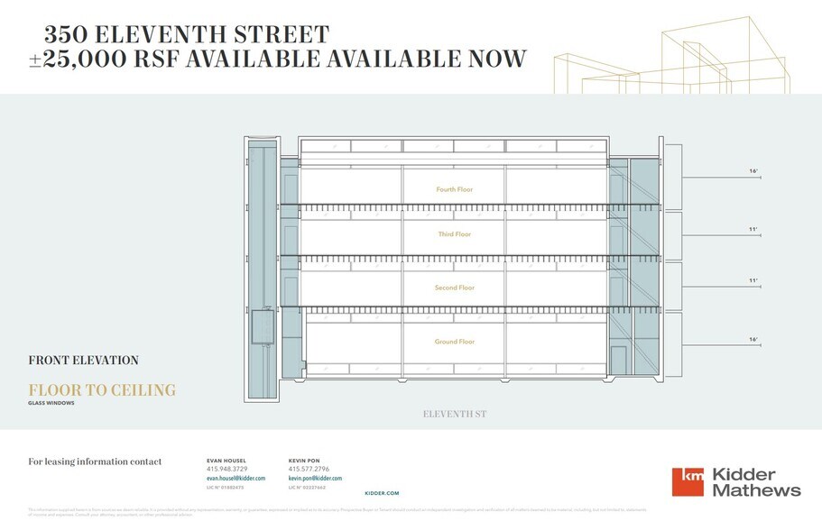 More Photos Of 350 11th St, San Francisco Office For Lease