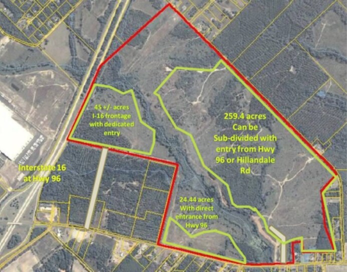 More Photos Of I-16 & Hwy 96, Jeffersonville Land For Sale
