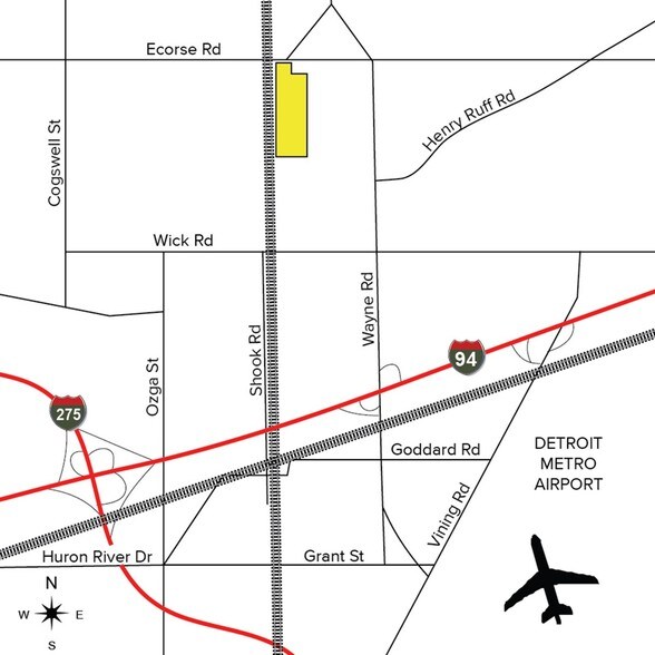 More Photos Of Ecorse Rd, Romulus Land For Sale