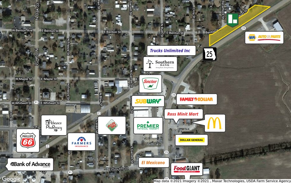 More Photos Of State Highway 25 @ Benton Ave, Advance Land For Sale