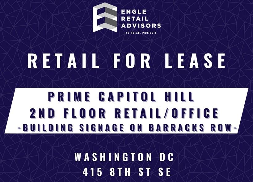 More Photos Of 413-415 8th St SE, Washington Storefront Retail Office For Lease