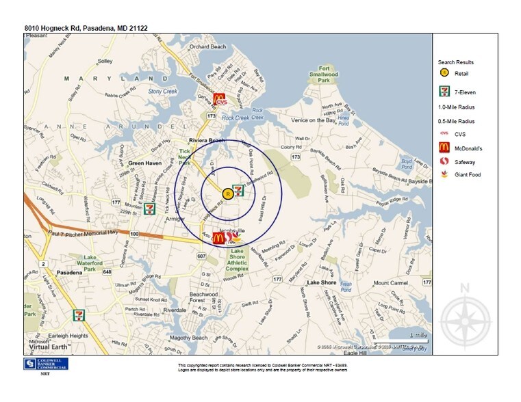 More Photos Of 8010 Hog Neck Rd, Pasadena Storefront For Lease
