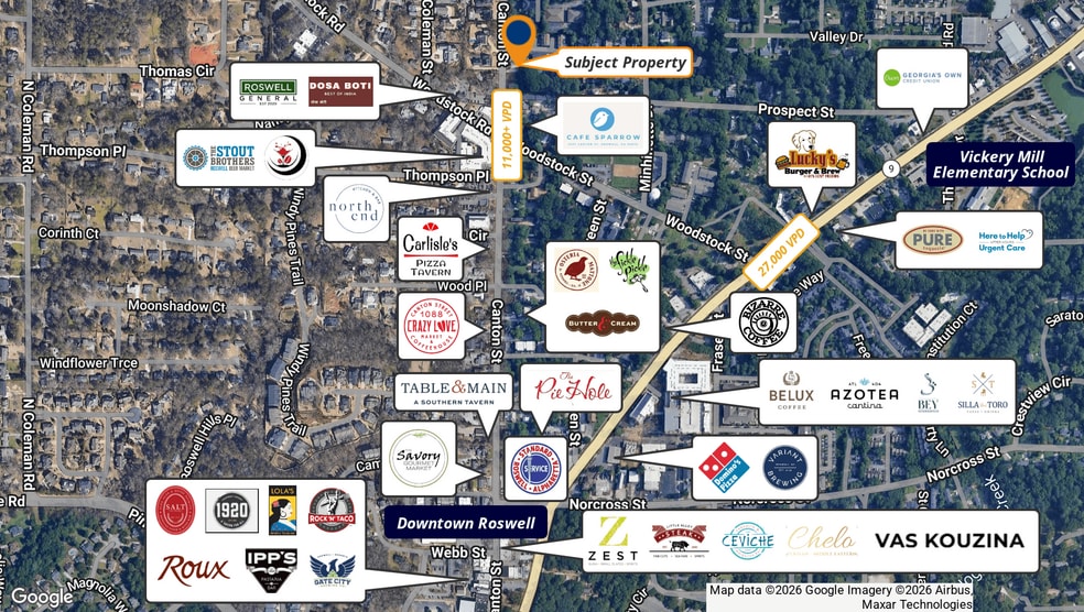 More Photos Of 1243 Canton St, Roswell General Retail For Sale