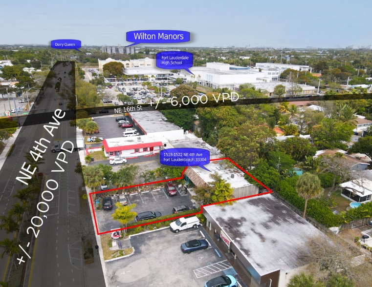 More Photos Of 1518-1522 NE 4th Ave, Fort Lauderdale Freestanding For Sale