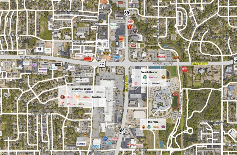 More Photos Of 601-641 E Southeast Loop, Tyler Land For Sale