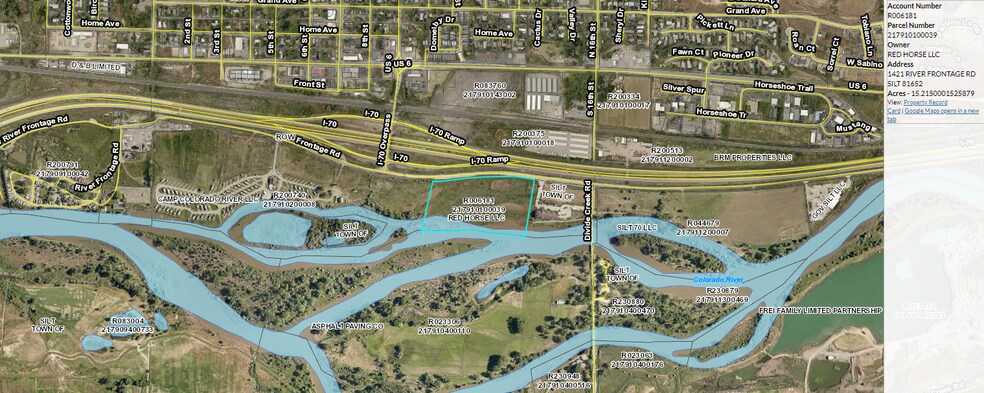 More Photos Of Tbd River Frontage Rd, Silt Land For Sale