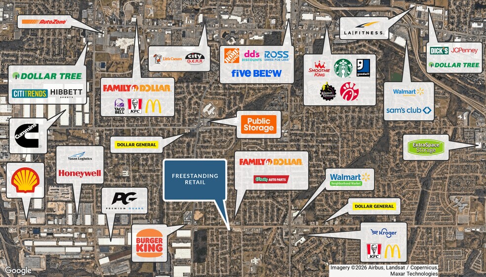 More Photos Of 6645 E Shelby Dr, Memphis Freestanding For Sale