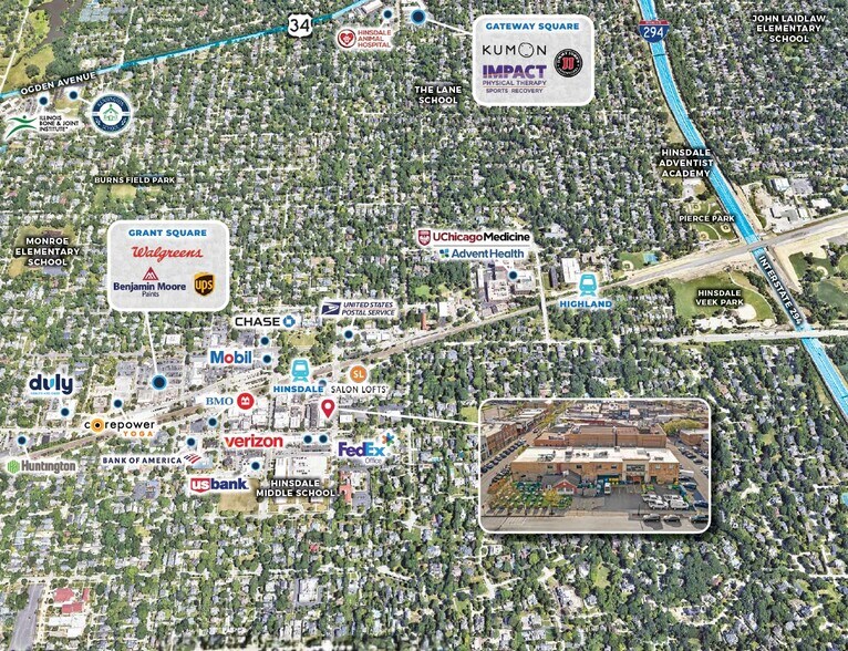 More Photos Of 35 E 1st St, Hinsdale Storefront Retail Office For Sale