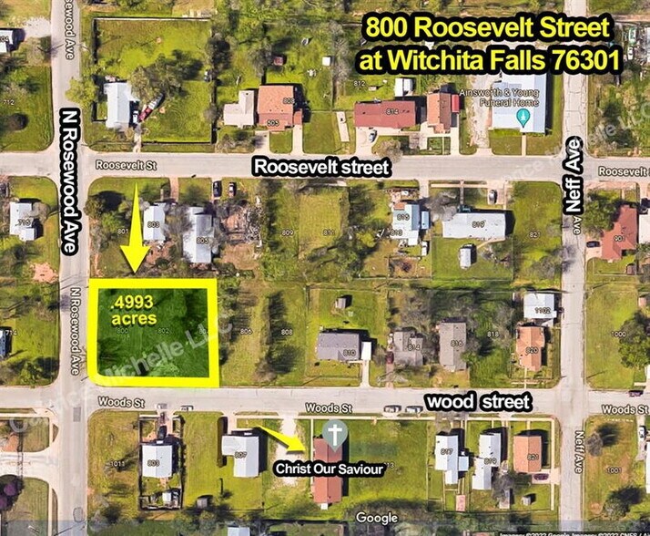 Primary Photo Of 800 Roosevelt St, Wichita Falls Land For Sale