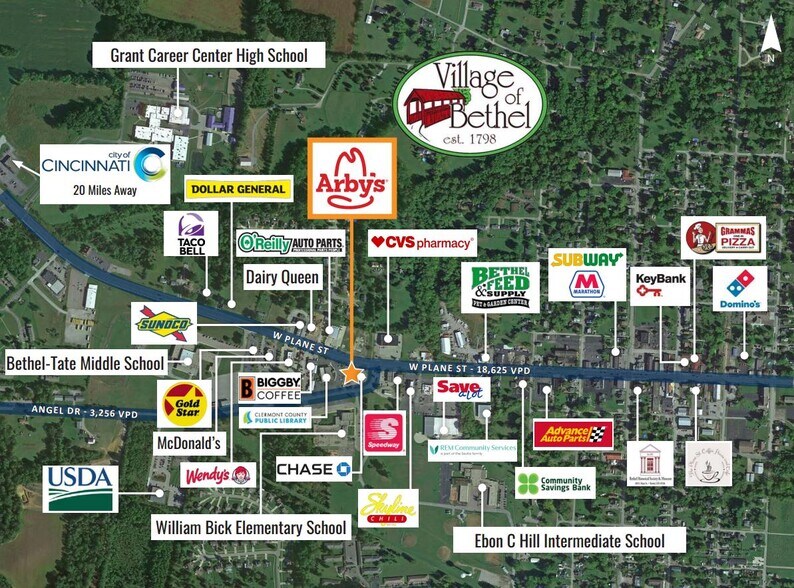 More Photos Of 609 W Plane St, Bethel Fast Food For Sale